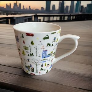 Opalhouse Paris Winter Designed Porcelain Coffee Mug